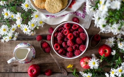 Een tuin vol vitamines, vers fruit voor gezonde kinderen